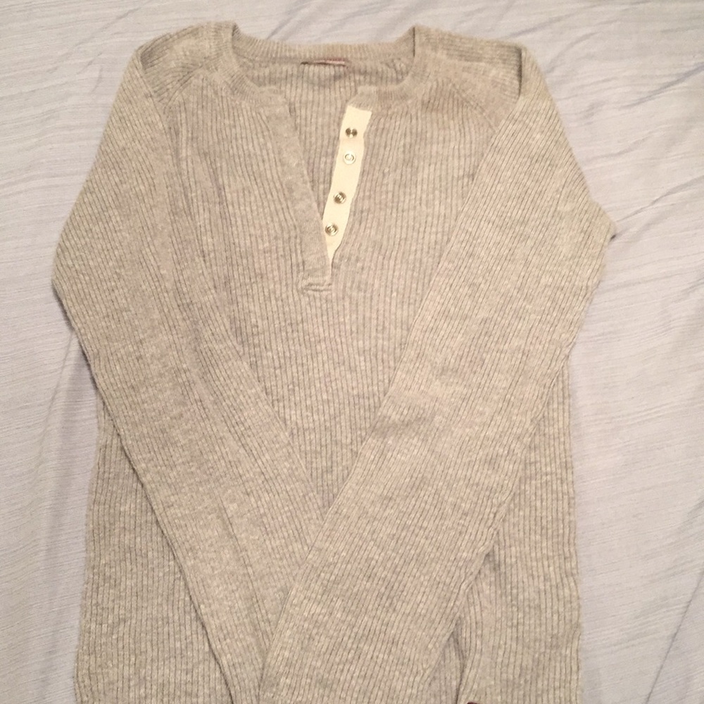 Half button up sweater